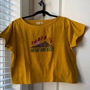 Madewell Santa Fe Cropped Graphic Tee